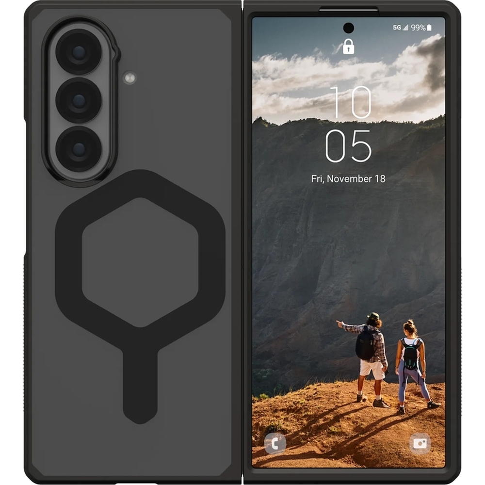 Etui pancerne Urban Armor Gear Mouve with Magnet do Galaxy Z Fold7, przydymione-czarne